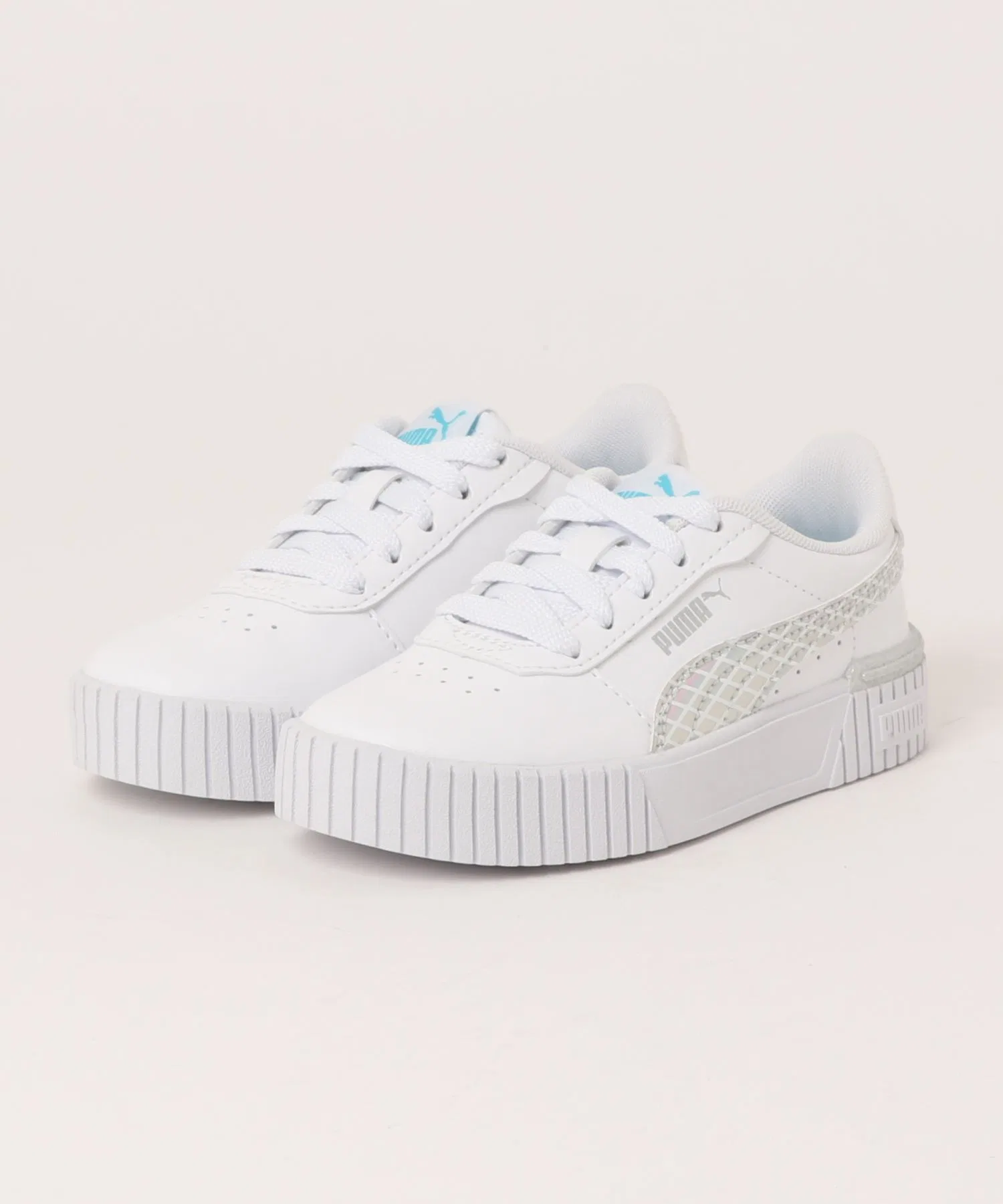 Детские кроссовки PUMA Carina 2.0 Mermaid серебристые