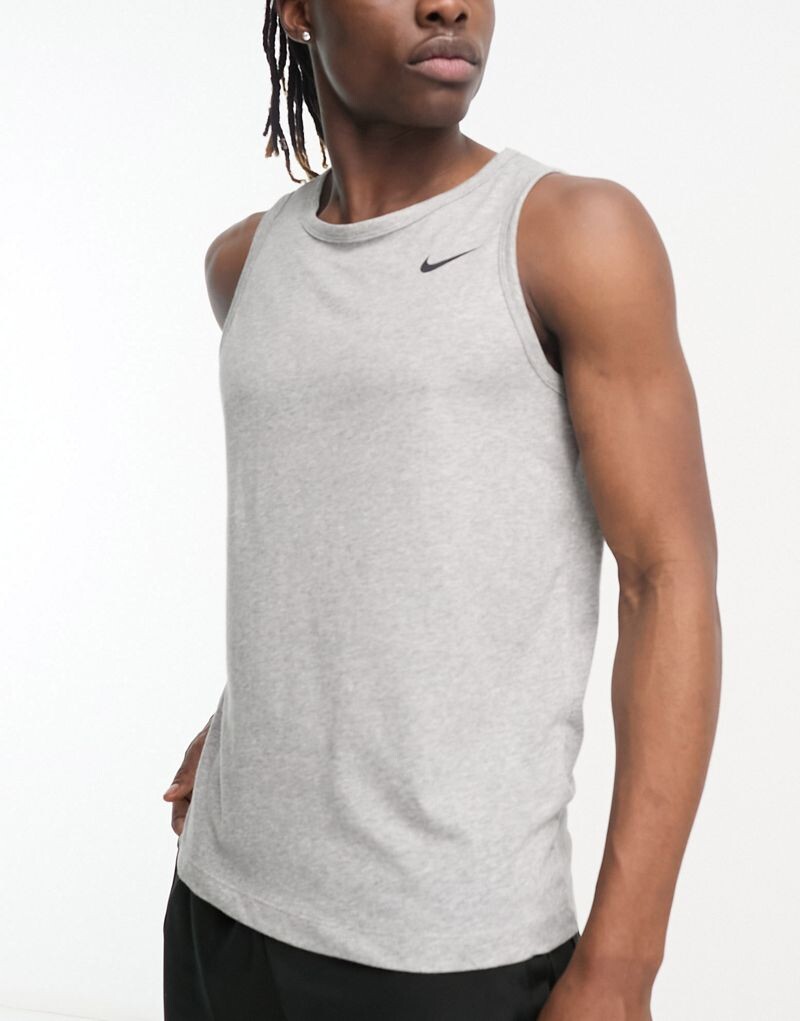 

Nike — Dri-Fit — серый топ без рукавов