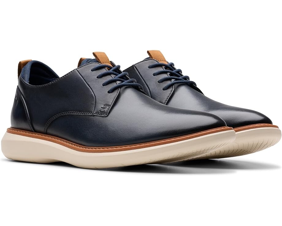 

Оксфорды Clarks Brantin Plain, цвет Navy Leather