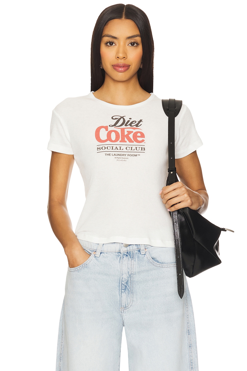

Футболка с надписью "Diet coke social club" от The Laundry Room, white