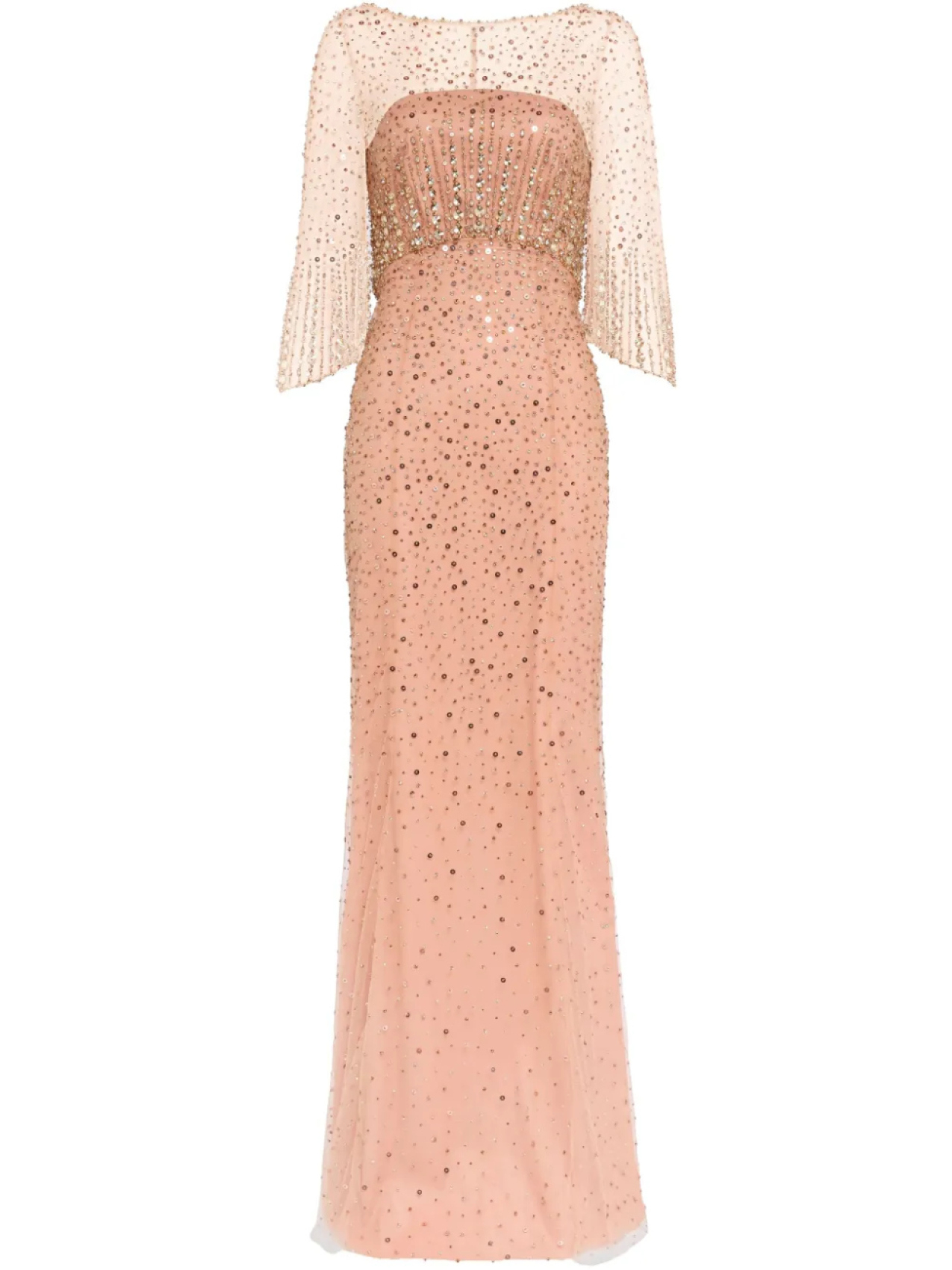 

Jenny Packham платье макси Kia, розовый