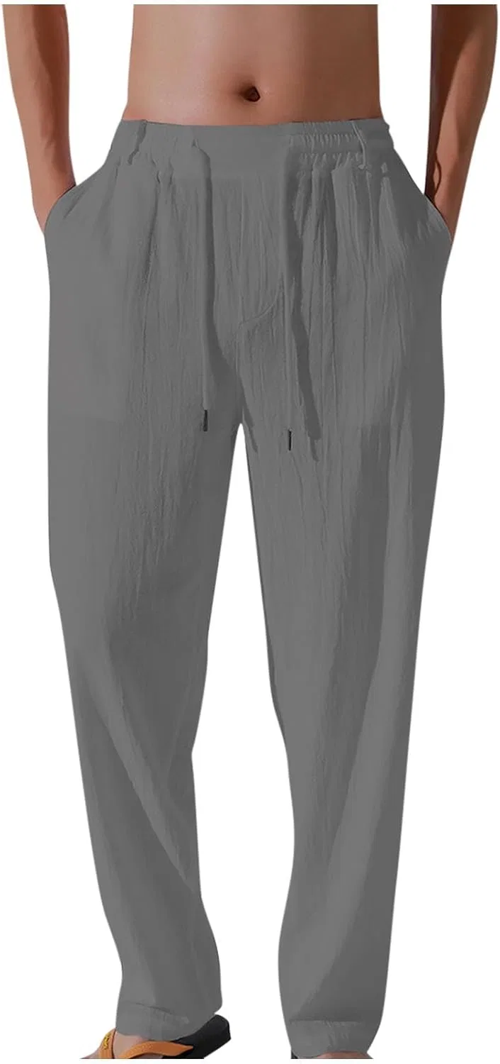 Мужские спортивные брюки свободного кроя, Generic, Dark Gray