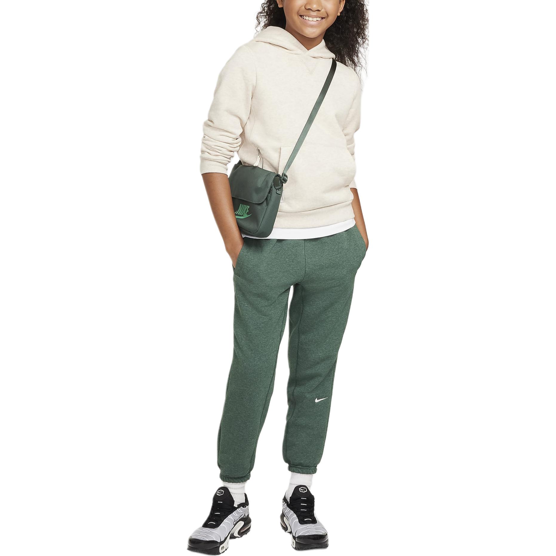 

Штаны Dri Fit Vintage Green/Heather/Light Ivory для подростков Nike, зеленый/серый/светло-белый