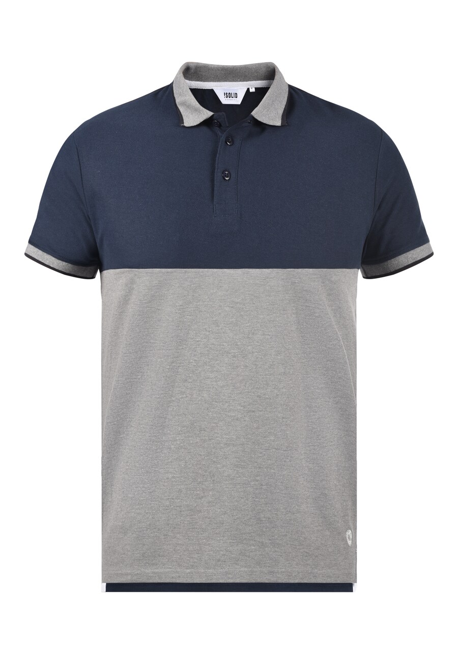 

Рубашка поло !Solid Shirt Corbin, цвет navy/mottled grey