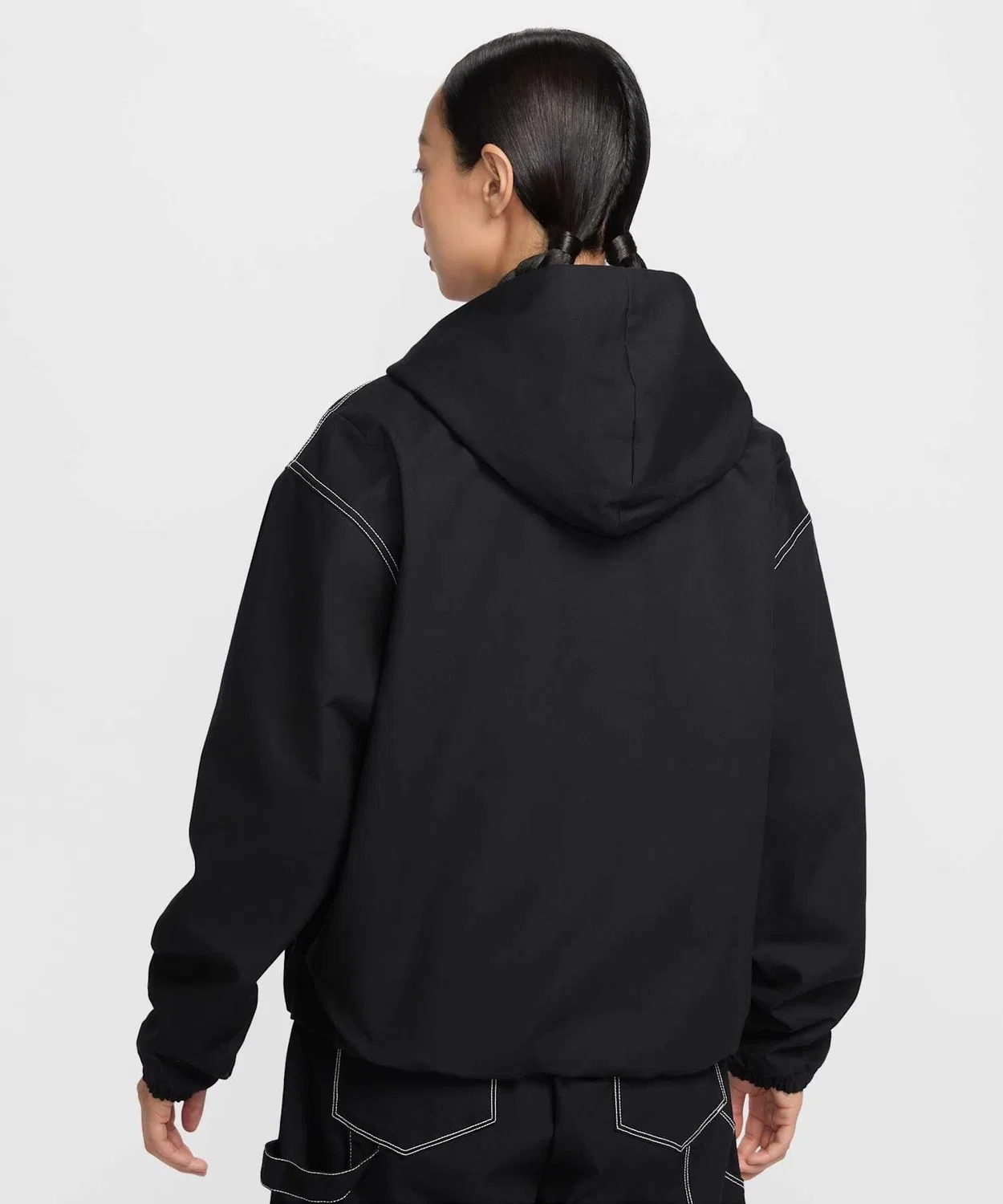 Куртка Nike Sportswear Oversized Workwear Jacket Black — фото 2