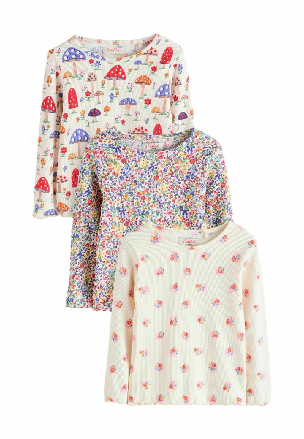 

Футболка с длинным рукавом REGULAR FIT CATH FLORAL 3 PACK Next, синий