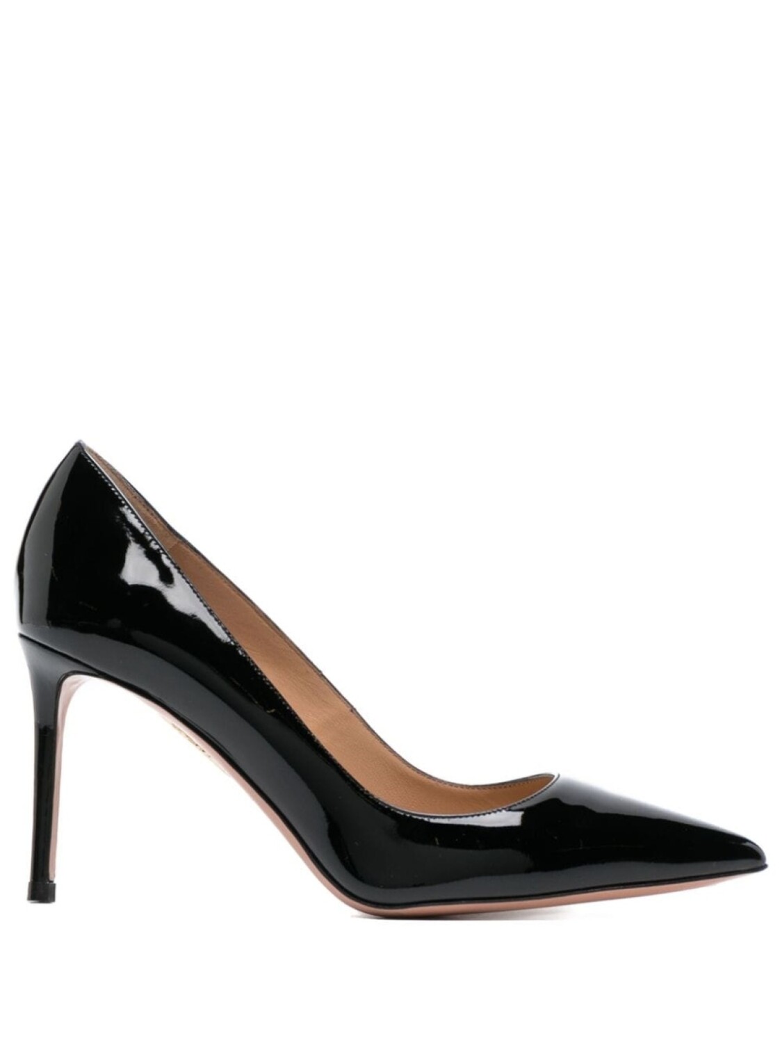 Aquazzura лакированные туфли Purist 85, черный