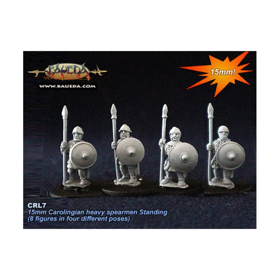 

Франкские тяжелые копейщики, Historical Miniatures - Carolingian Frankish (15mm) (Baueda Wargames)