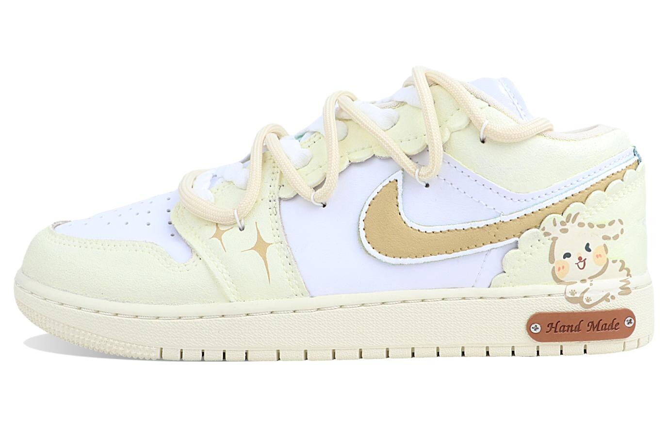 

Кроссовки Air Jordan 1 Vintage Basketball Shoes Women's Low-Top White