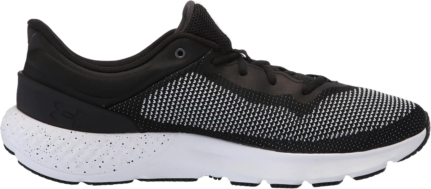 Мужские кроссовки Under Armour Charged Escape 4 Knit, черно-белый — фото 4