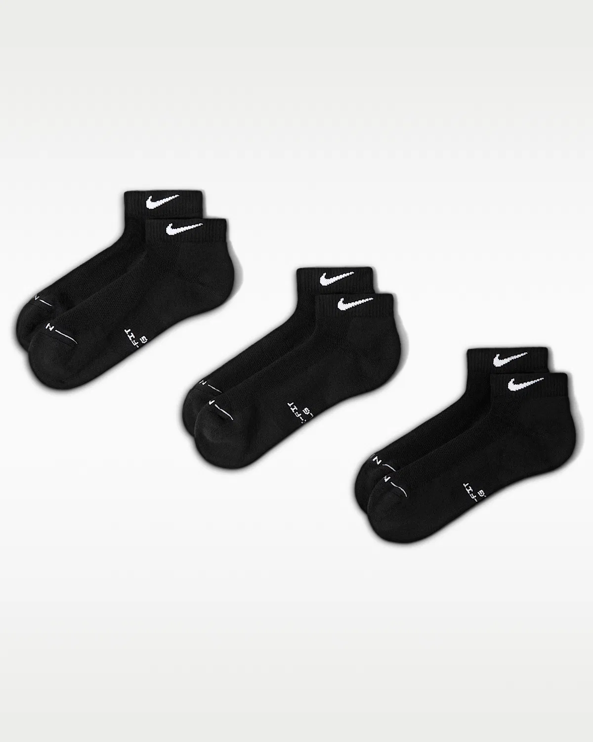 Низкие носки (3 пары) Nike Everyday Elevated, Multi-Color