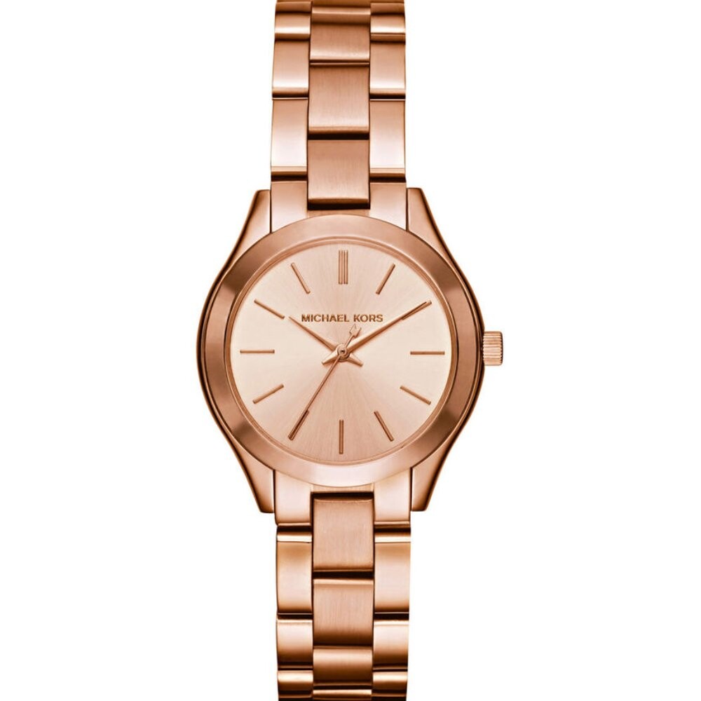 

Тонкие миниатюрные часы mk3513 для подиума Michael Kors, розовый