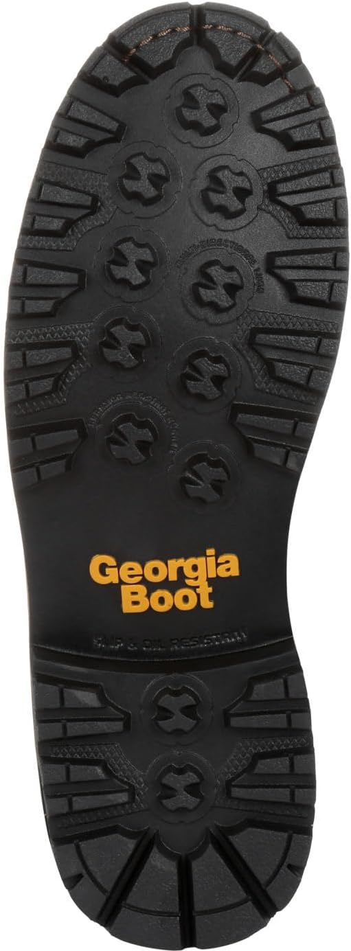 Мужские ботинки Georgia Boot AMP LT Logger с низким каблуком, водонепроницаемые, коричневый — фото 2