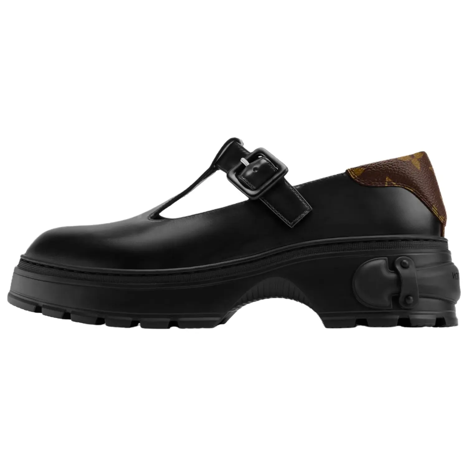 LOUIS VUITTON Женские туфли Mary Jane Squad Platform черные