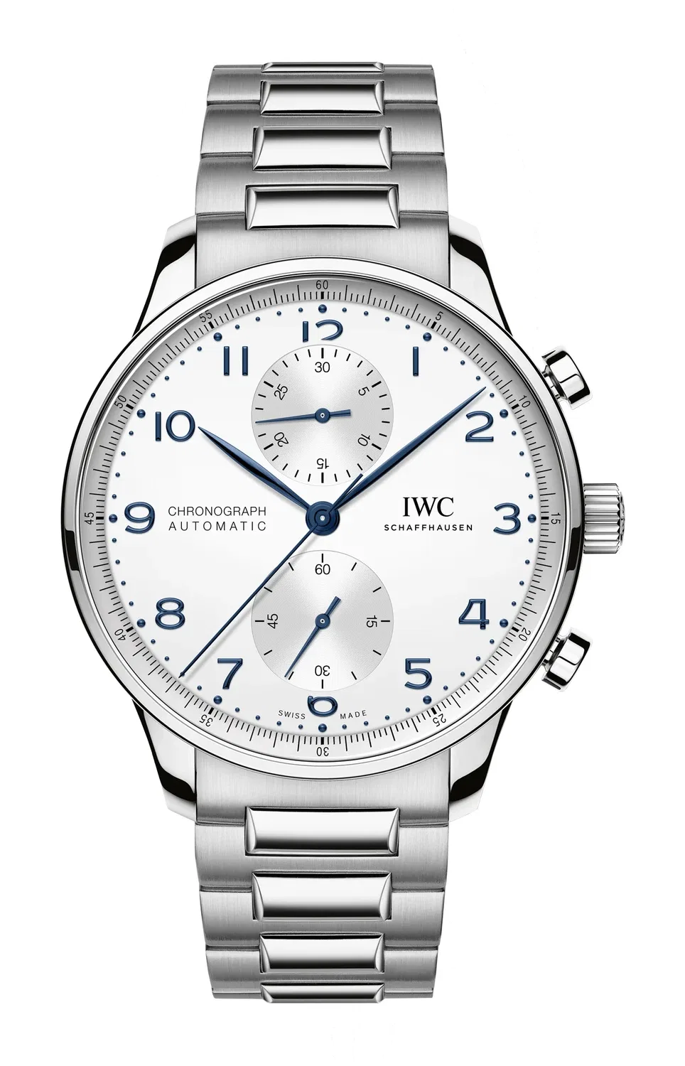 Португезер Хронограф - IW371617 IWC SCHAFFHAUSEN, серебряный