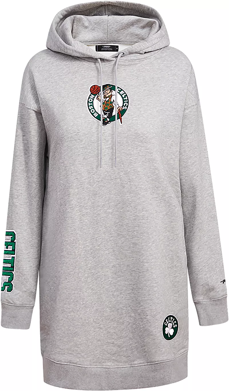 

Женское серое платье с капюшоном Pro Standard Boston Celtics