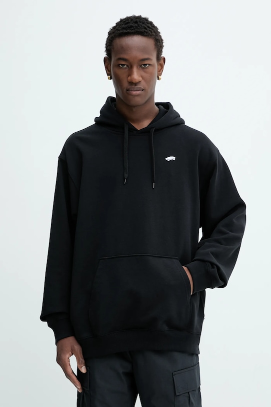 

Хлопковая толстовка Vans, черный