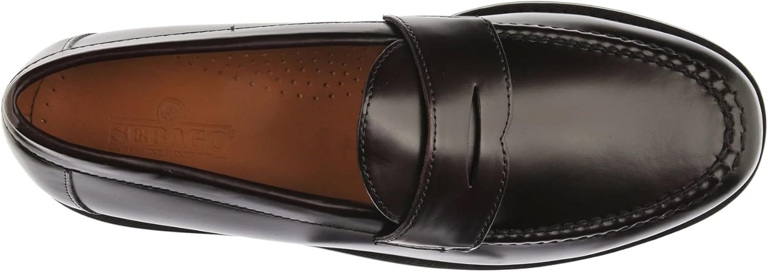 Мужские лоферы Sebago Ryan Brushed Polaris, бордовый/коричневый — фото 3