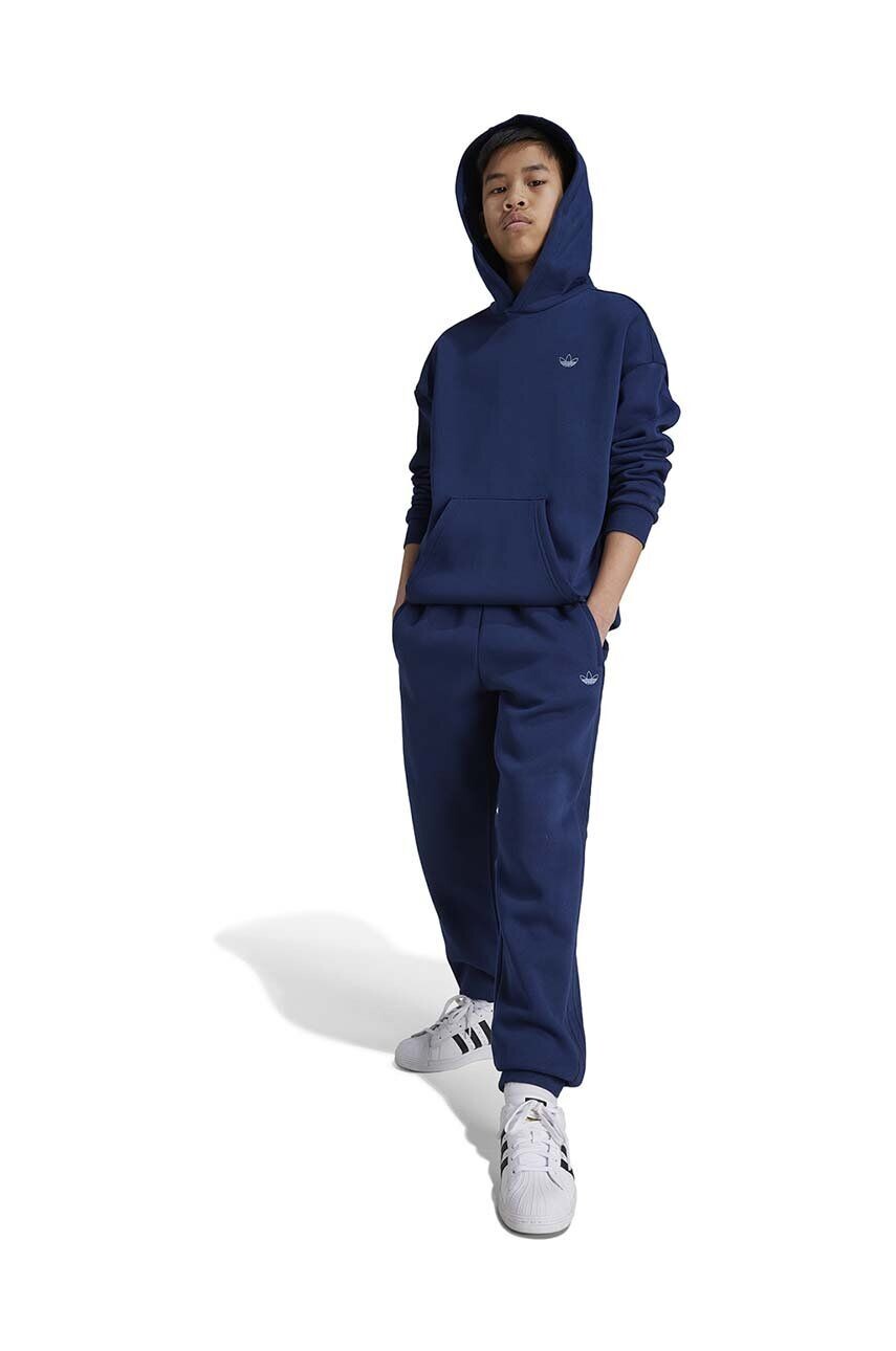 

Детская толстовка с капюшоном adidas Originals, темно-синий