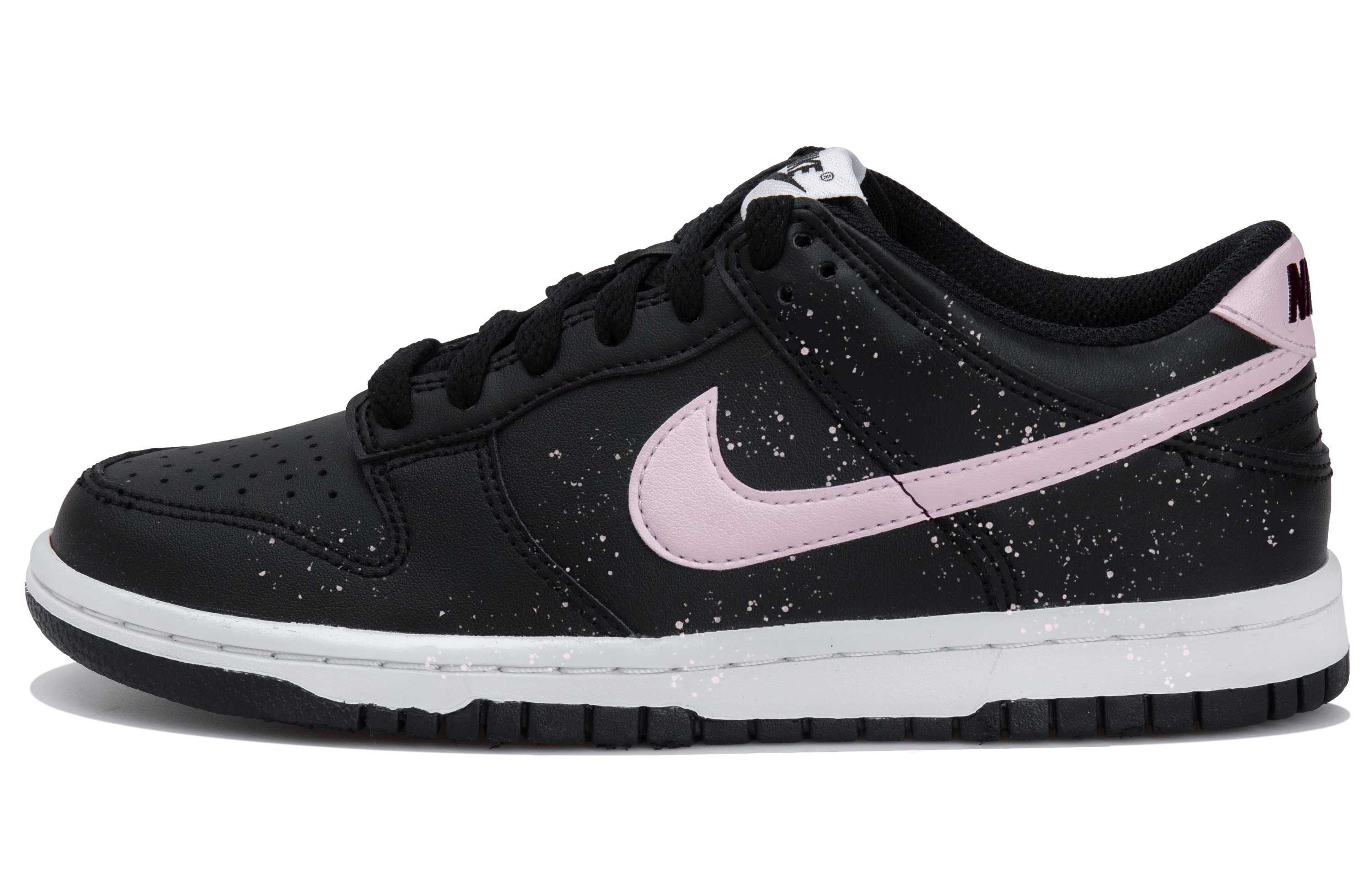 

Детские кроссовки для скейтбординга Dunk Low Top для подростков Nike, черный/розовый