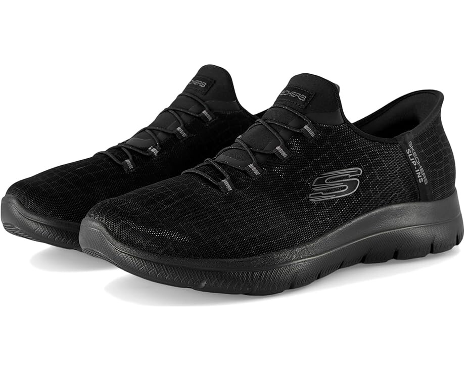 Кроссовки SKECHERS Summits-Classy Night Hands Free Slip-Ins, черный