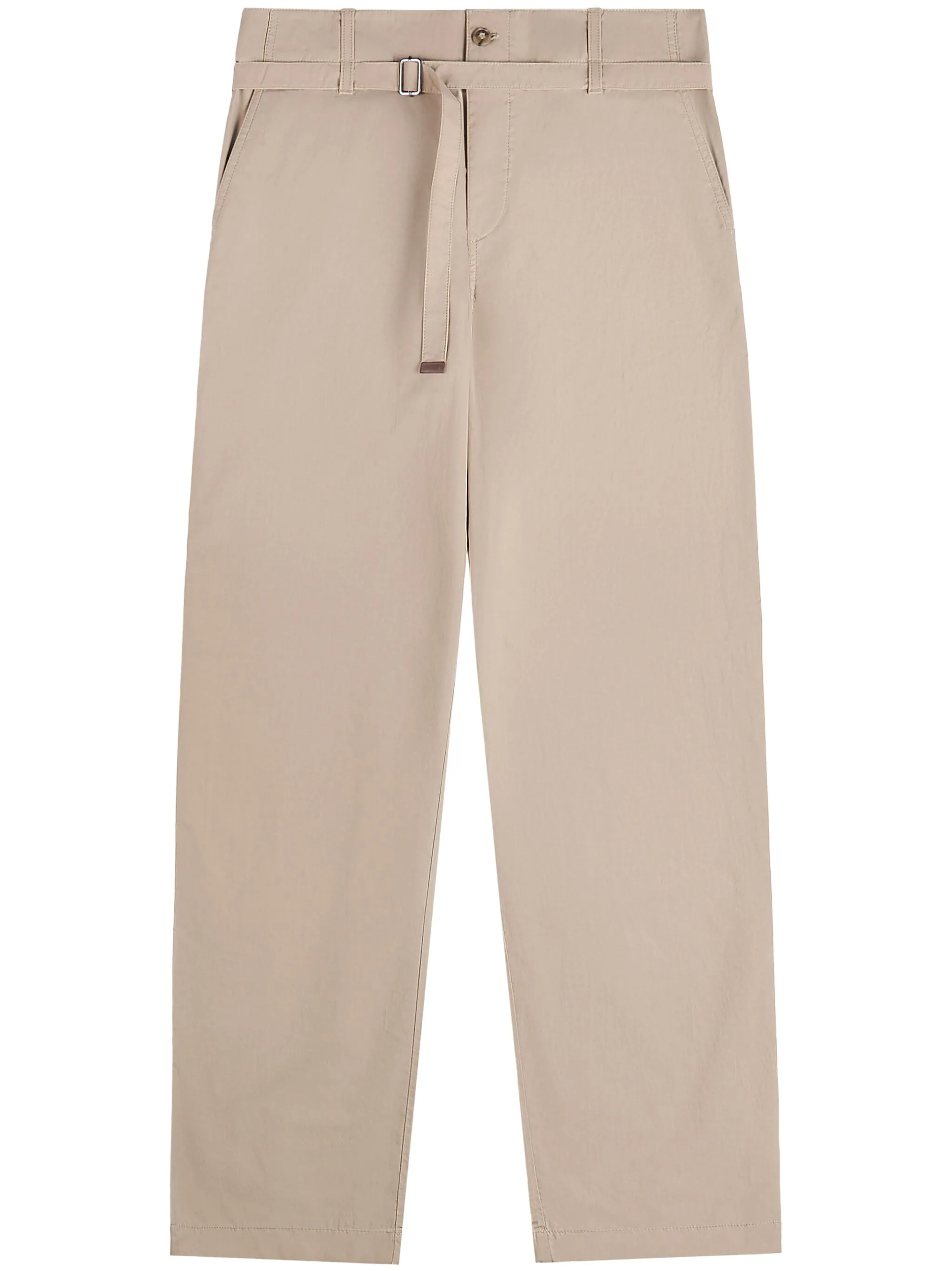 

Прямые брюки с поясом Tod'S, бежевый