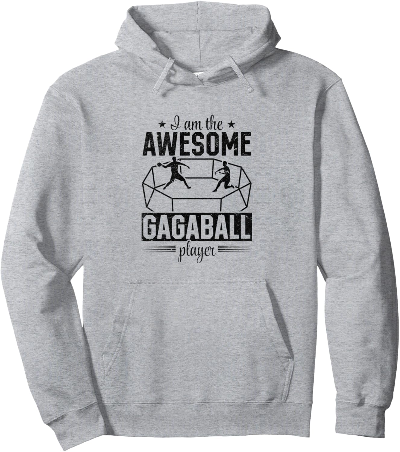 

Толстовка Gagaball - I Am the Awesome Gagaball Player, серый