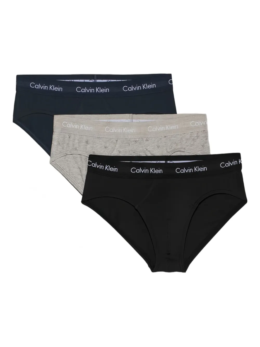 

Трусы с логотипом (упаковка из трех шт.) Calvin Klein, черный