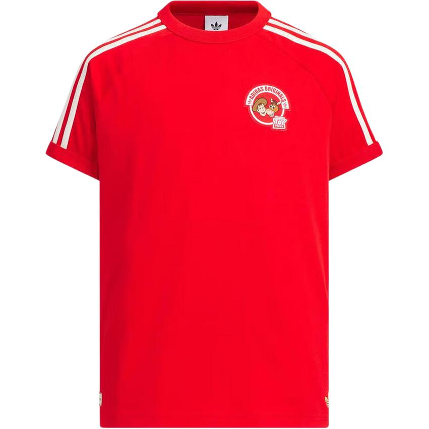 

Футболка для детей с круглым вырезом Moderate Adidas Originals, красный