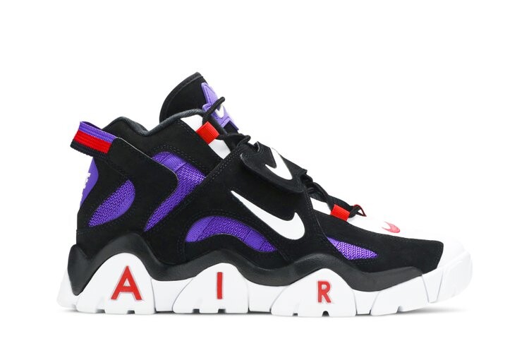 

Кроссовки Nike Air Barrage Mid QS 'Raptors', фиолетовый