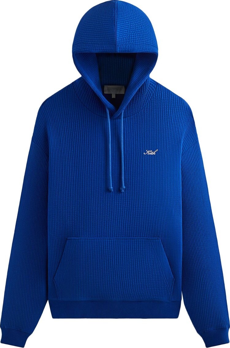 

Худи Kith Striped Interlock Williams III 'Cyclone', синий