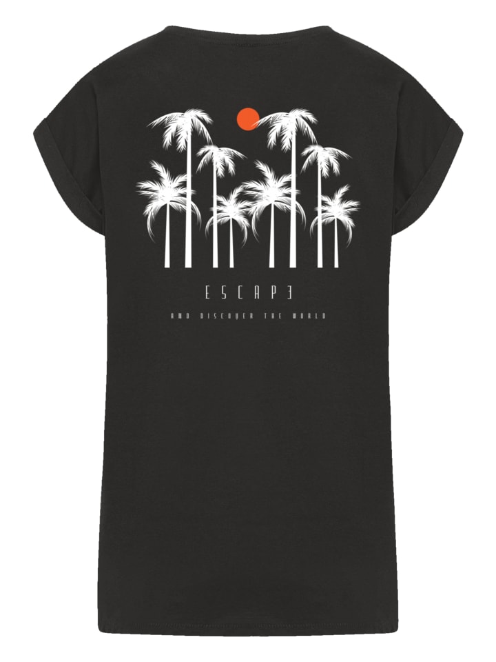 

Футболка с удлиненными плечами Escape Discover the World Palm Trees черного цвета F4NT4STIC, Черный, Футболка с удлиненными плечами Escape Discover the World Palm Trees черного цвета F4NT4STIC