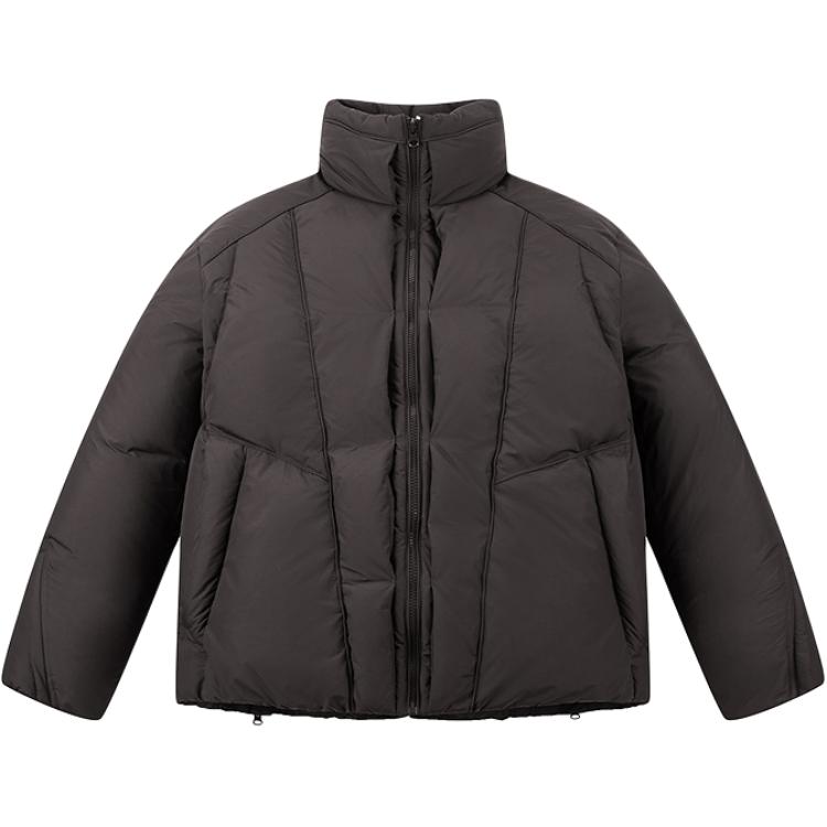 

PEACEBIRD MEN Куртка мужская Dark Apricot & Dark Brown 1 Stand Collar Thickened Others