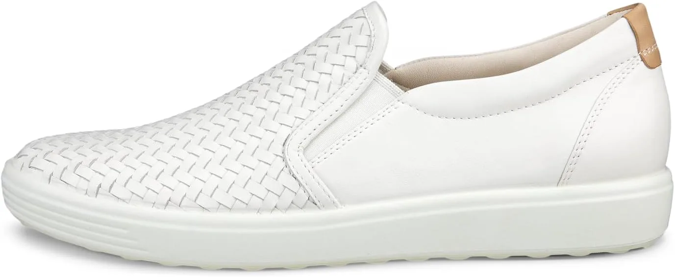 

Мужские лоферы ECCO Soft 7 Woven Slip on 2.0, белый