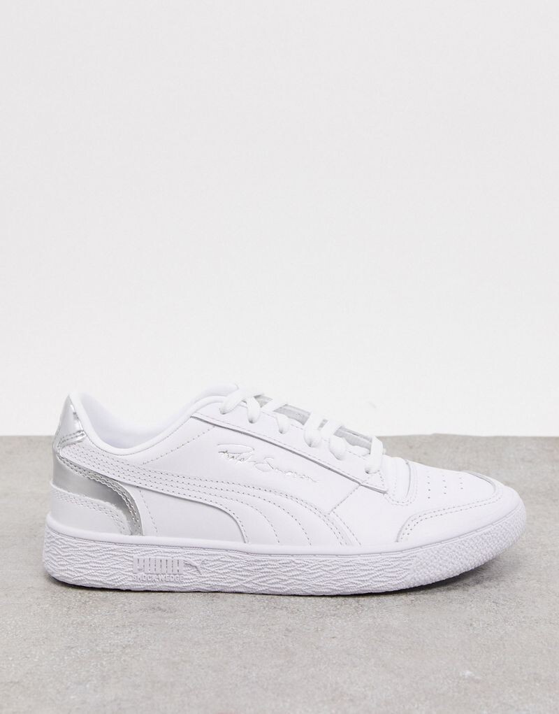 

Серебристые кроссовки Puma Ralph Sampson Lo Metal