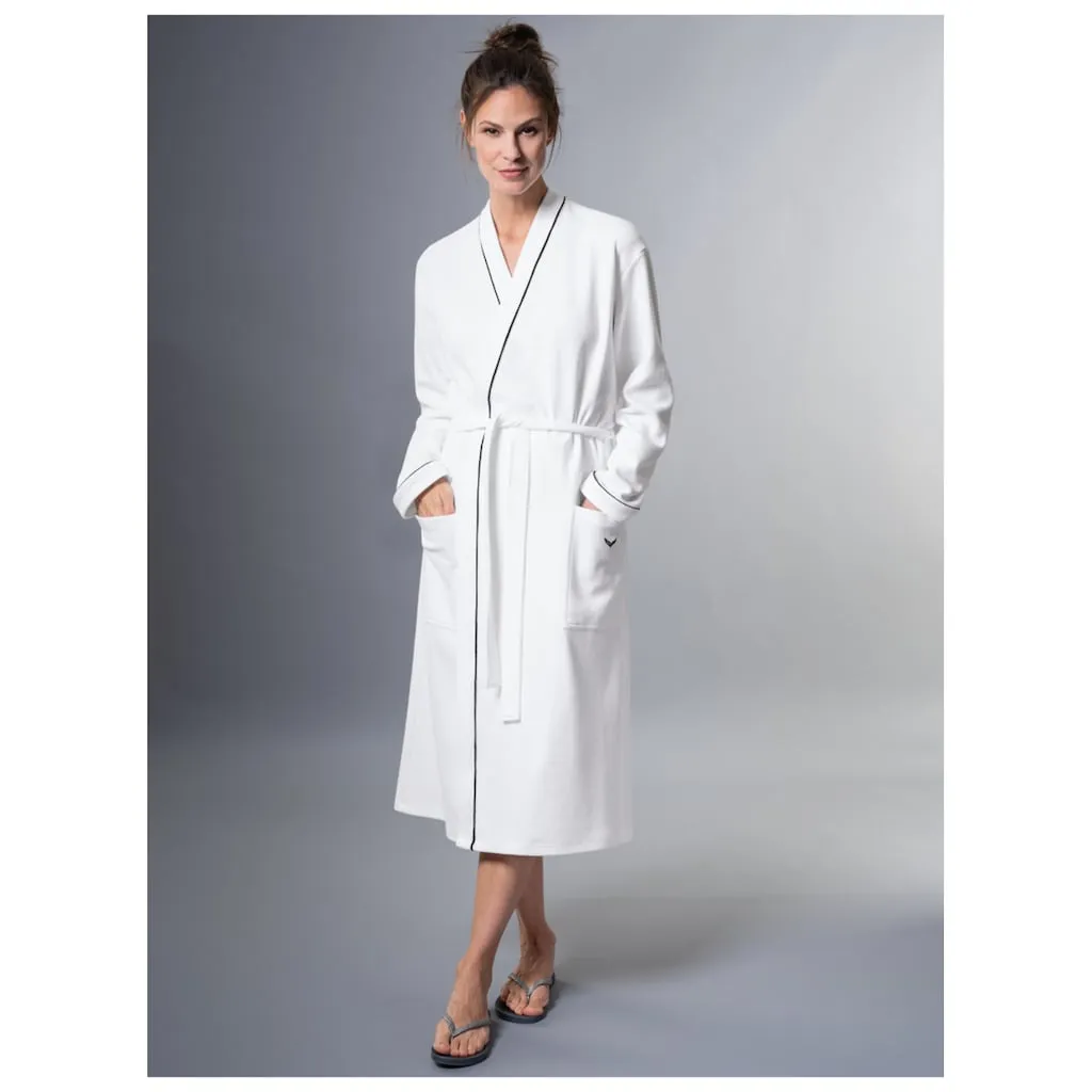 

Халат с практичным поясом для завязывания 1 шт. Trigema, белый