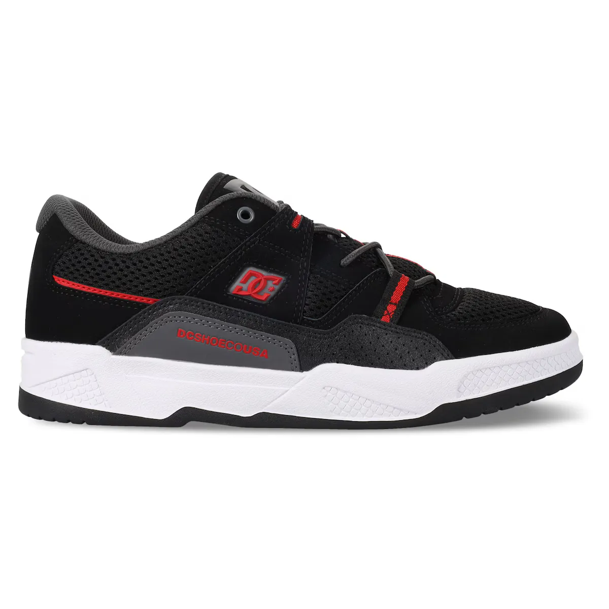 

Кроссовки мужские DC Shoes Construct, черный/красный