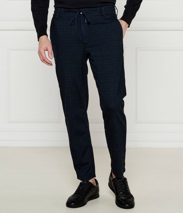 Брюки-чиносы Boss Orange Tapered Fit, синий — фото 3