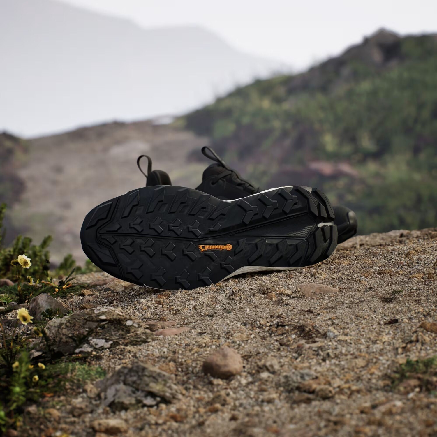 Походные туфли Terrex Free Hiker 2.0 Low Gore-Tex Adidas, цвет Core Black/Core Black/Grey Four — фото 4