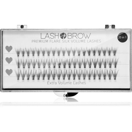 

Расклешенные шелковые ресницы Lash Brow Premium
