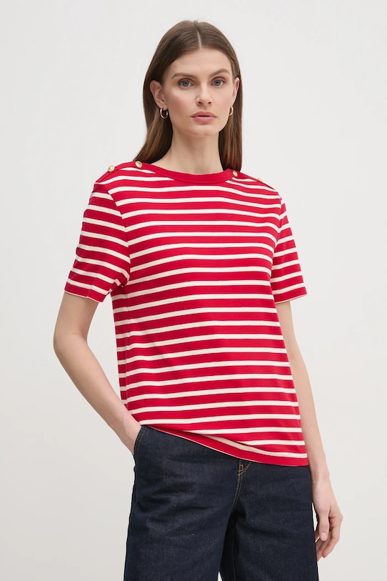 

Хлопковая футболка Tommy Hilfiger, красный
