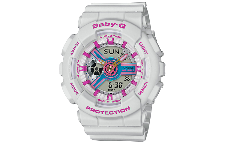 

CASIO Женские часы BABY-G белого цвета BA-110NR-8A