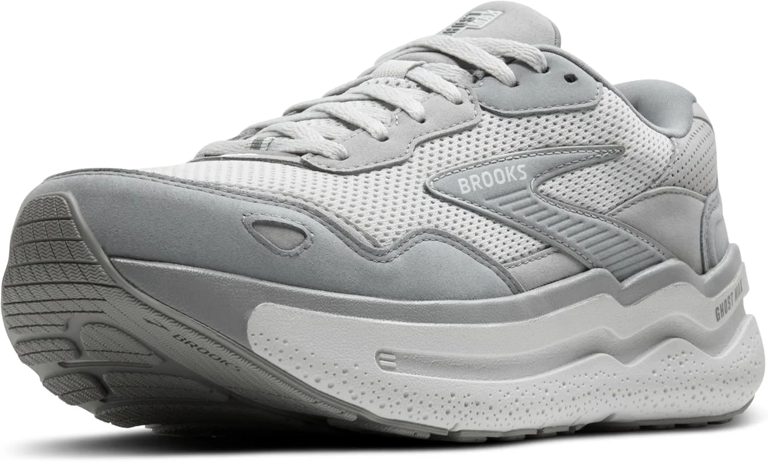 

Мужские кроссовки Brooks Ghost Max 2 для бега и ходьбы, серый