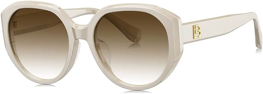 

Женские стильные элегантные круглые поляризованные солнцезащитные очки BOLON BL3130 Ginza 55 мм, эксклюзивный бренд очков EssilorLuxottica, Nude/Gradient Tawny