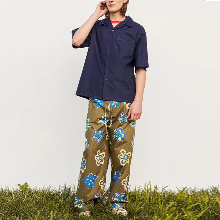 UNIQLO Широкие брюки с цветочным принтом Marni Easy — фото 3