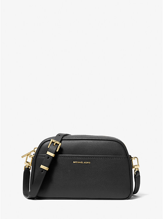 

Маленькая кожаная сумка Jet Set через плечо для камеры Michael Kors, черный