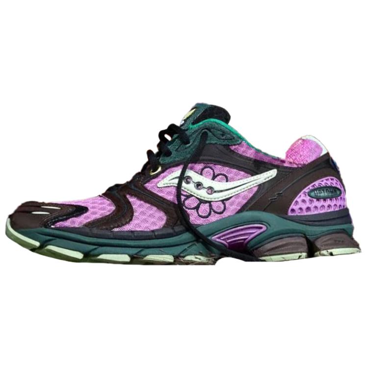 Saucony Jae Tips x ProGrid Triumph Victory 4 кроссовки для бега Unisex Purple Black — фото 3