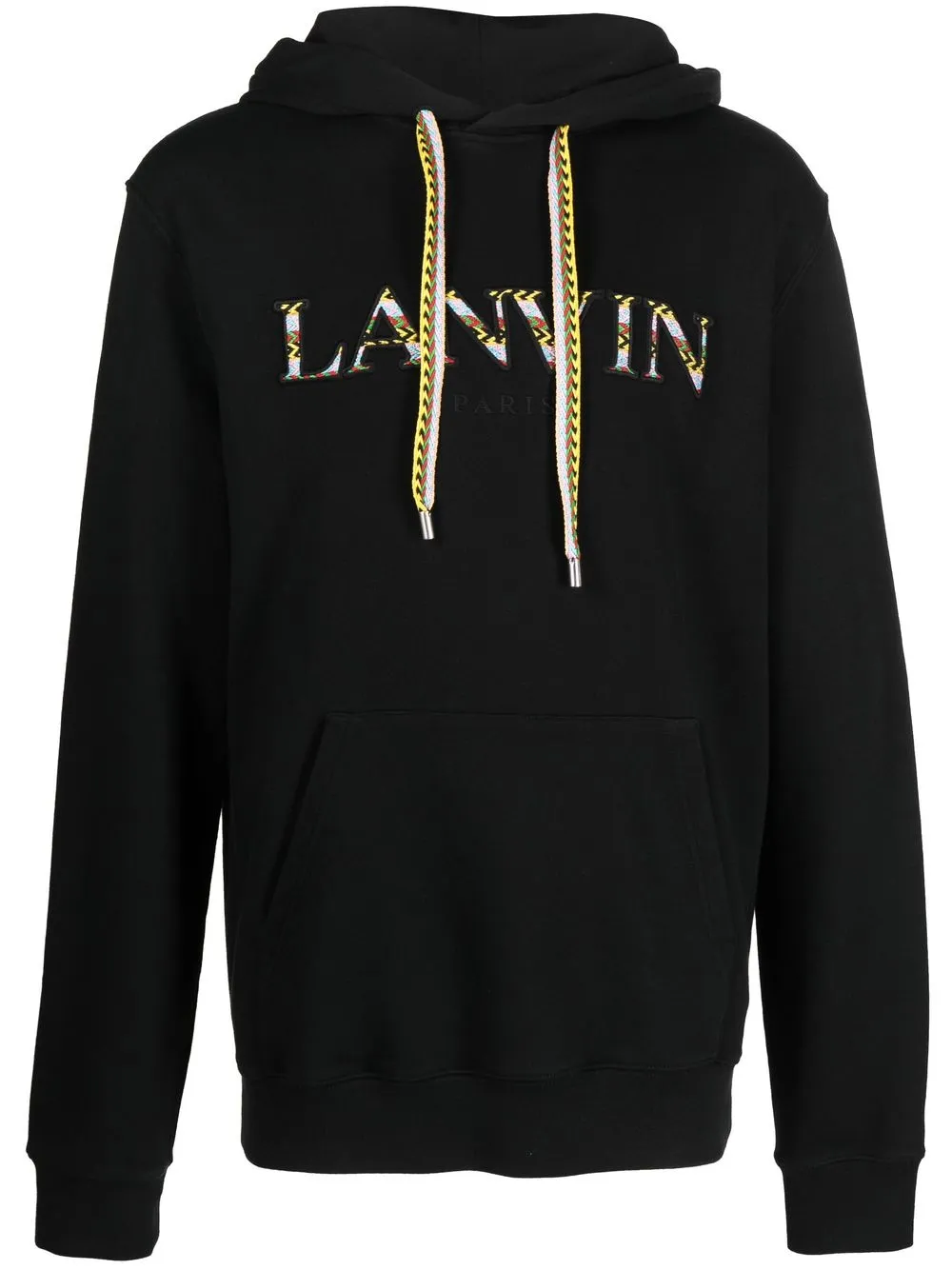 

Худи с вышитым логотипом Lanvin, черный
