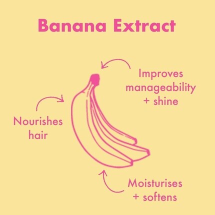 Umberto Giannini Banana Butter Питательный шампунь-суперпродукт Веганская увлажняющая формула без жестокости 250 мл — фото 3
