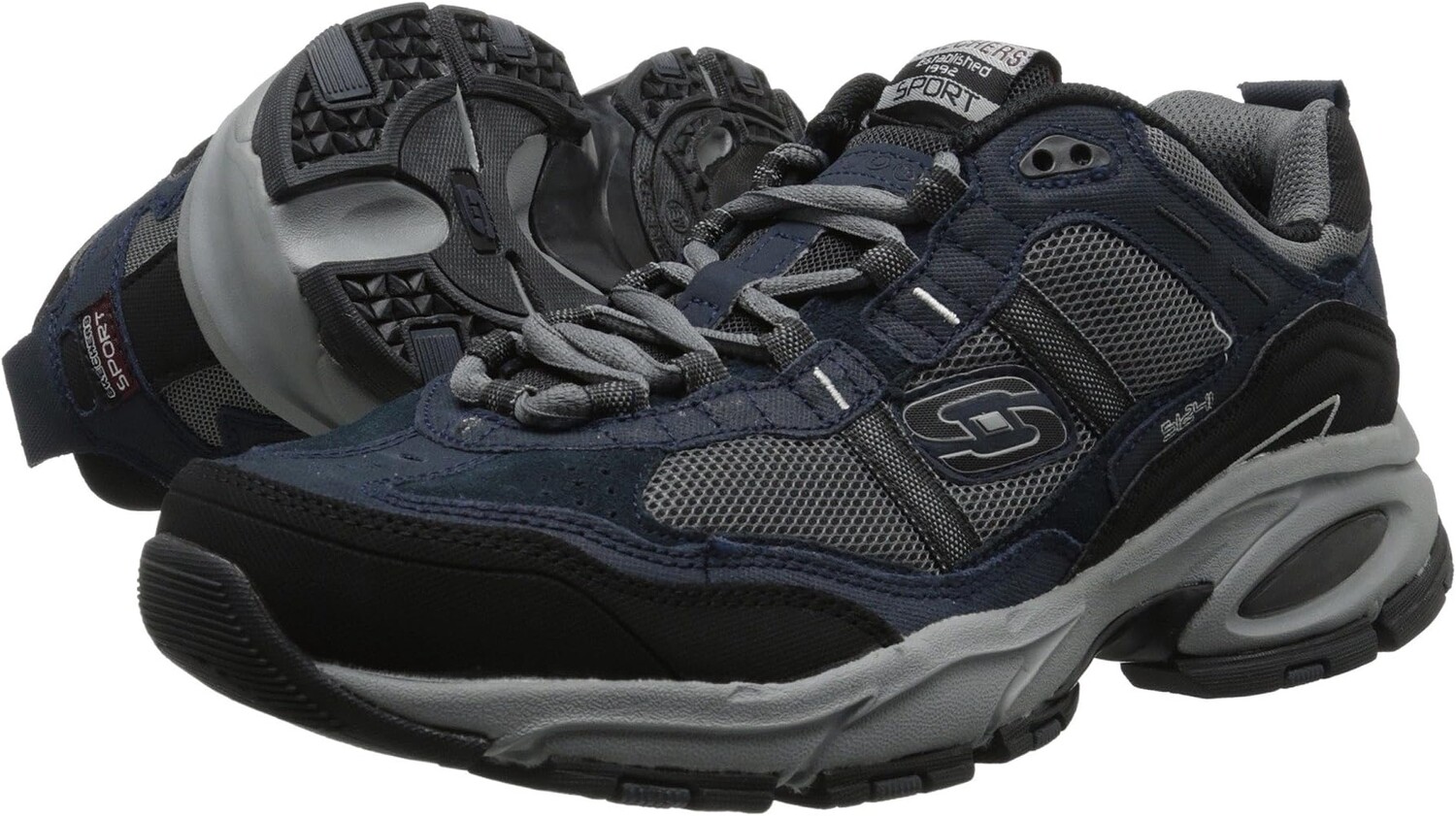 

Кроссовки Vigor 2.0 Trait SKECHERS, цвет Navy/Gray, Черный, Кроссовки Vigor 2.0 Trait SKECHERS, цвет Navy/Gray
